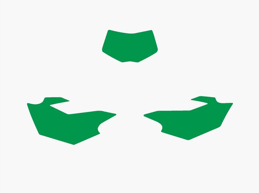 GREEN BACKGROUNDS YAMAHA WR250F 15-19, WR450F 16-18