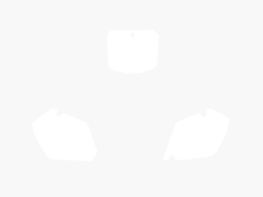 WHITE BACKGROUND HONDA CR250 97-99, CR125  98-99