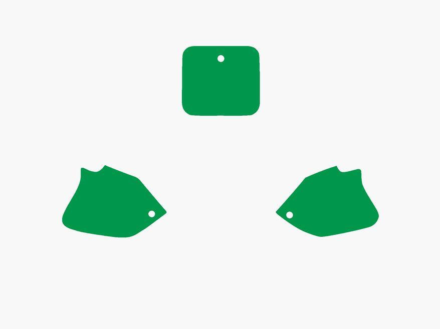 GREEN BACKGROUNDS HONDA CR125 1993-1994, CR250 1992-1994