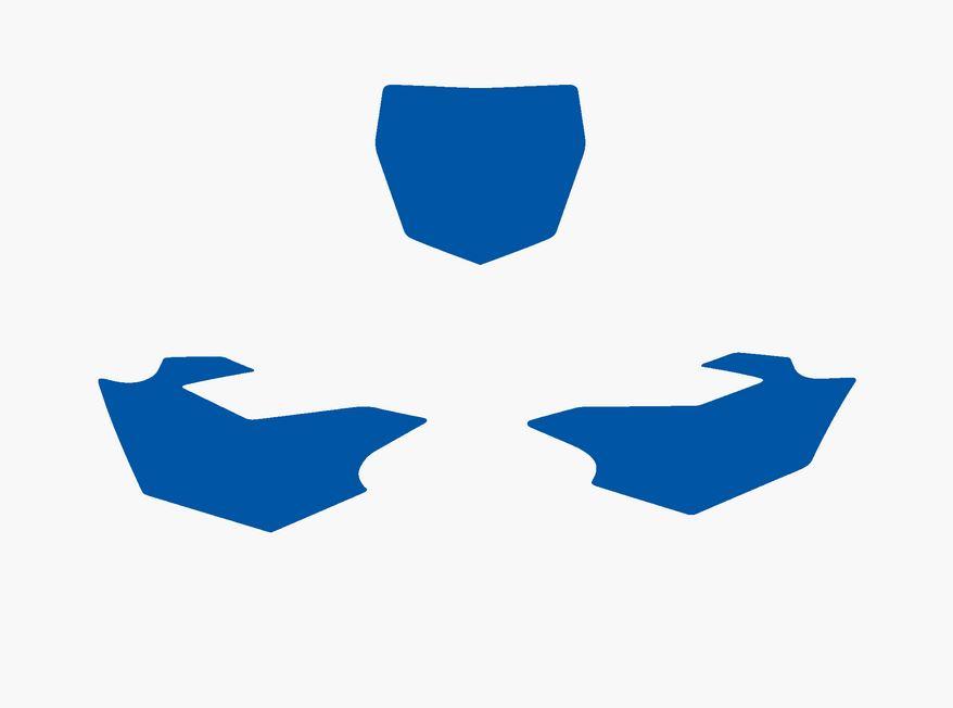 BLUE BACKGROUNDS YAMAHA YZ250F 2014-2018, YZ450F 2014-2017
