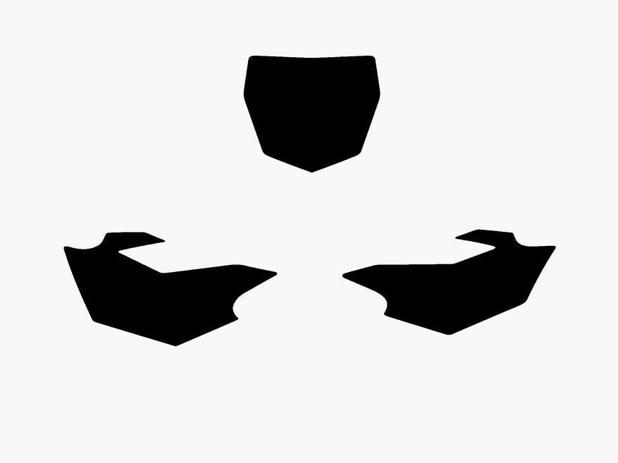 BLACK BACKGROUNDS YAMAHA YZ250F 2014-2018, YZ450F 2014-2017