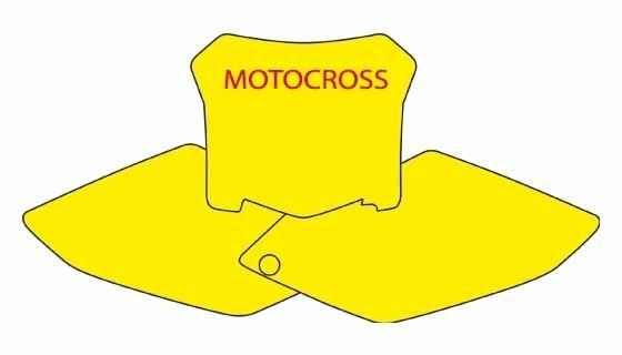 YELLOW BACKGROUND HONDA CRF450R 2008