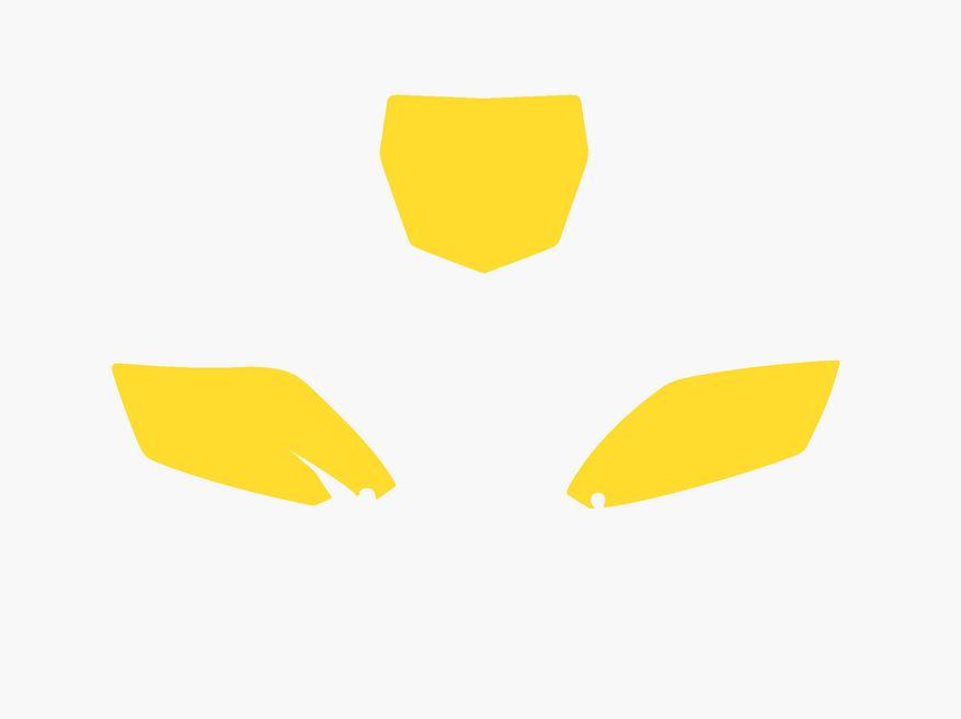 YELLOW BACKGROUNDS YAMAHA YZ250F 2010-2013