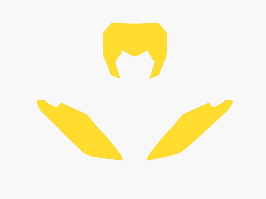 YELLOW BACKGROUNDS SHERCO SE-F250-450 13-16, SE-R125-250 13-16, 300 13-19