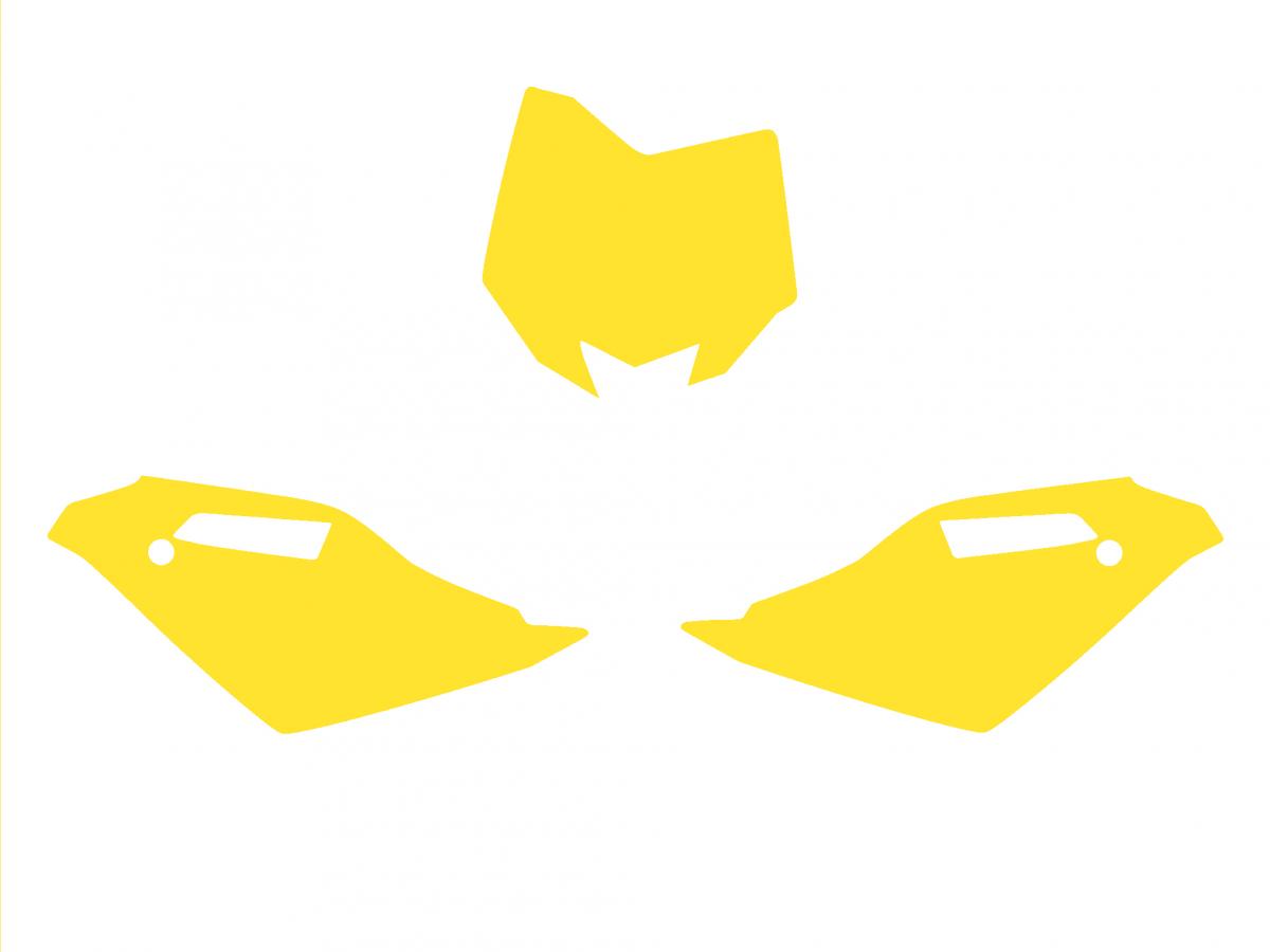 YELLOW BACKGROUNDS HUSQVARNA CR125 2009-2013