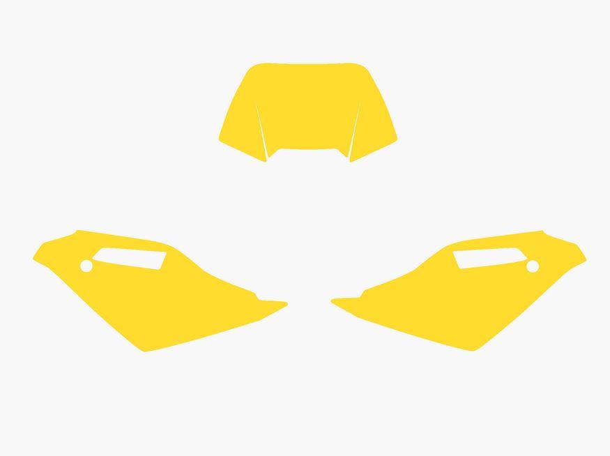 YELLOW BACKGROUNDS HUSQVARNA WR125 2009-2013