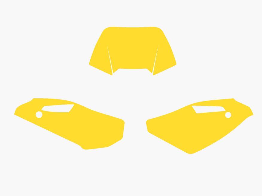 YELLOW BACKGROUNDS HUSQVARNA TE250/450-510 09-10, TE250/300/310 11-13