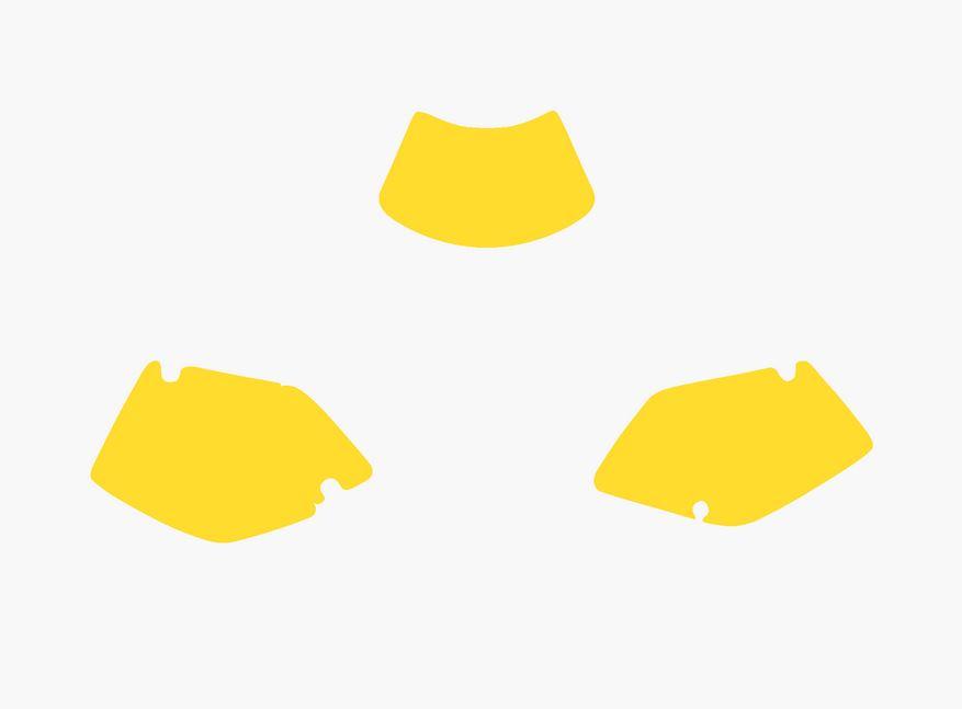 YELLOW BACKGROUNDS KAWASAKI KLX250 1993-1997, KLX300 1997-2007