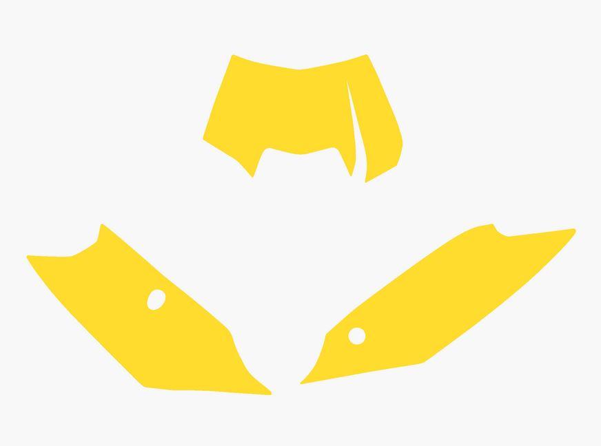 YELLOW BACKGROUNDS KTM EXC 125-250 2012-2013, EXC-F 250-450 2012-2013