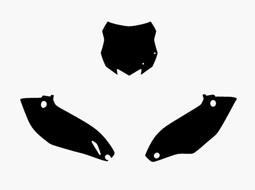 BLACK BACKGROUNDS KAWASAKI KX250F 2013-2016, KX450F 2013-2015