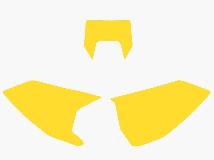 YELLOW BACKGROUNDS HUSQVARNA FE250-450 2017-2019, TE125-250 2017-2019