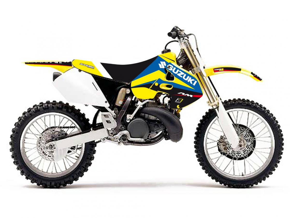 SUZUKI RM125/250 1996-2000 DREAM 4 DECAL KIT, BLACKBIRD