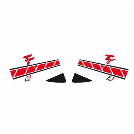 YAMAHA TT350 1987-1996, RED GRAPHIC KIT DREAM