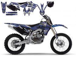 YAMAHA YZ-F450 2010-2013, TRIBAL SKULL 2 DECAL KIT