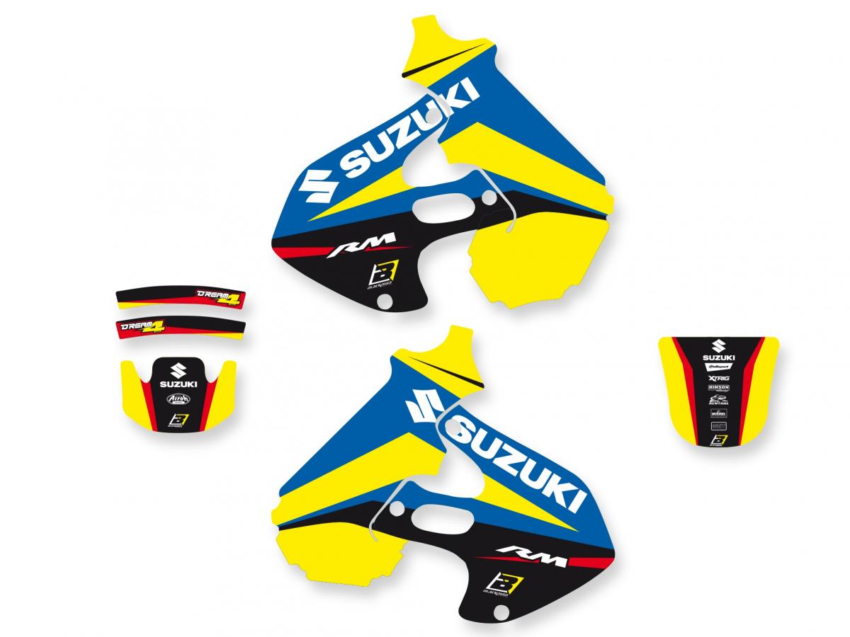SUZUKI RM125/250 1996-2000, DREAM 4 DECAL KIT