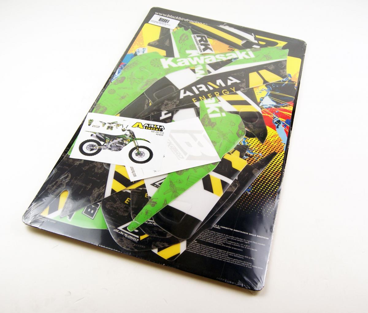 KAWASAKI KX-F250 2013-2016, ARMA ENERGY DECAL KIT