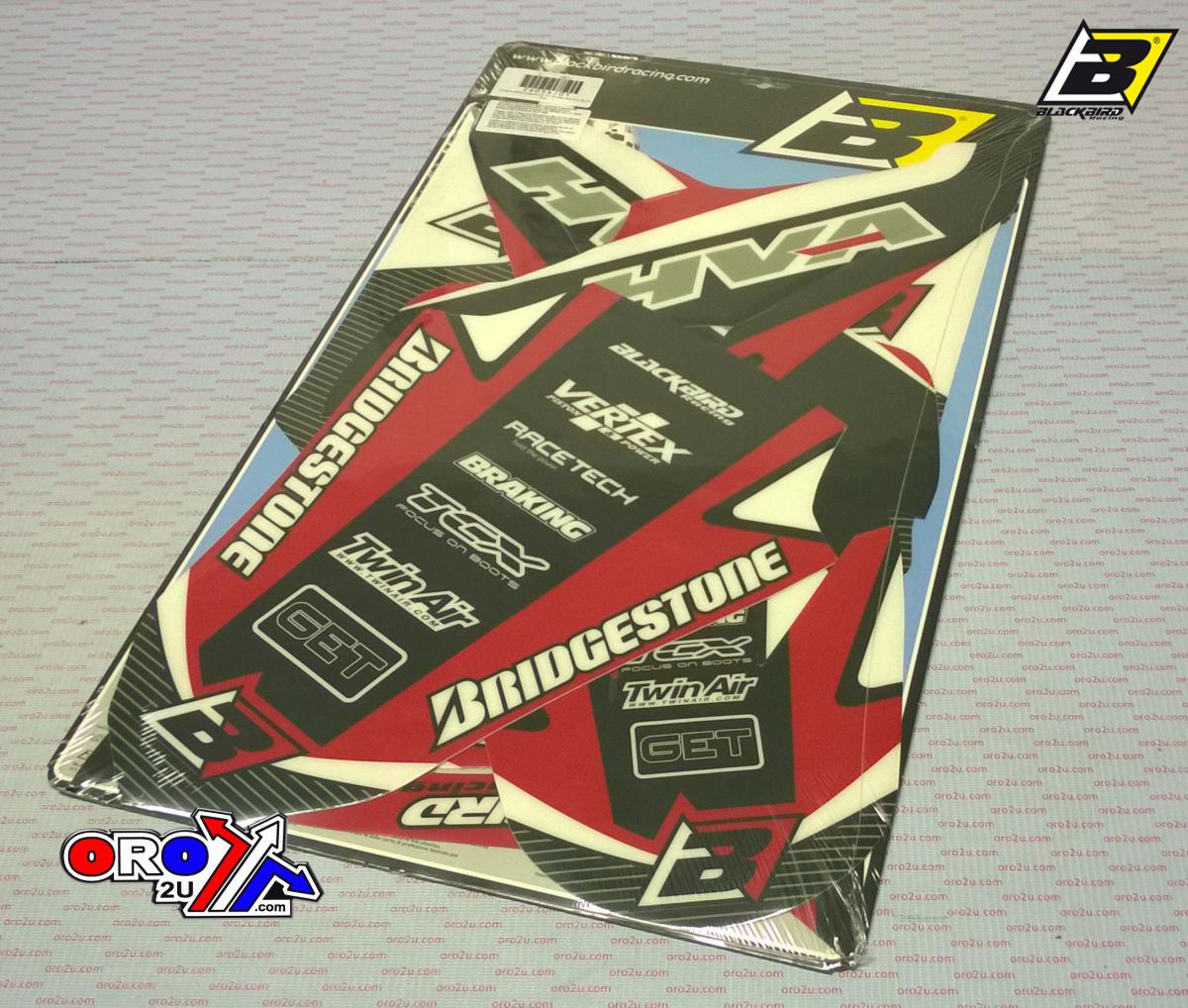 HUSQVARNA TC/TE 250-510 2005-2007, DREAM-2 RED DECAL KIT