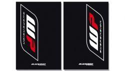 WP FORK DECAL BLACK, BLACKBIRD DECAL
