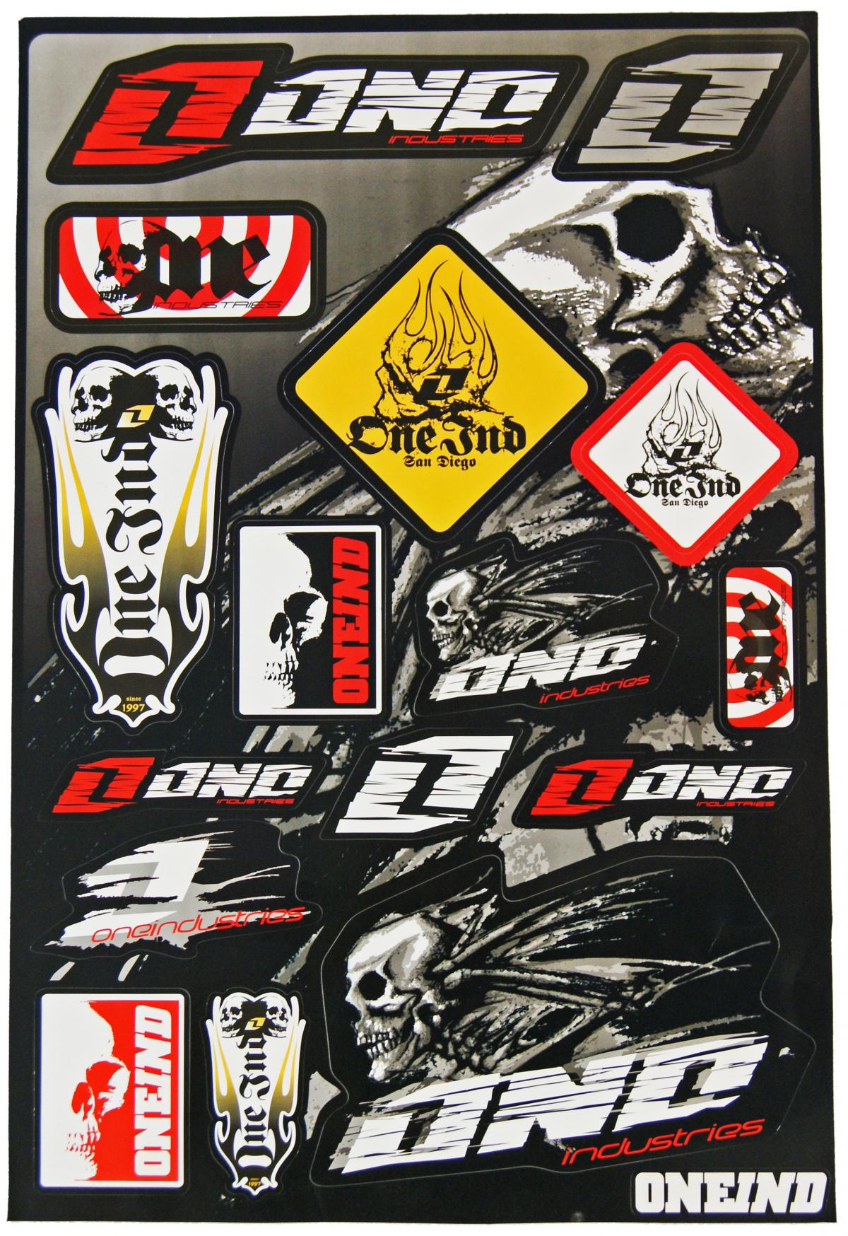 ONE STICKER SHEET 29x44cm GPA074