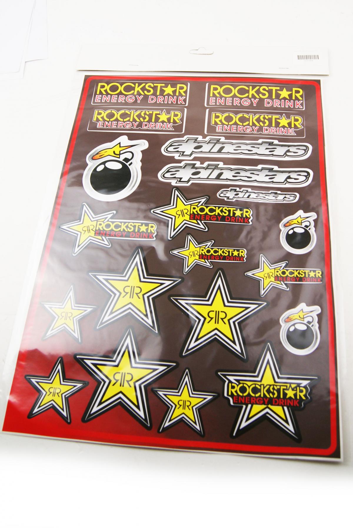 ROCKSTAR STICKER SHEET (SIZE A3)