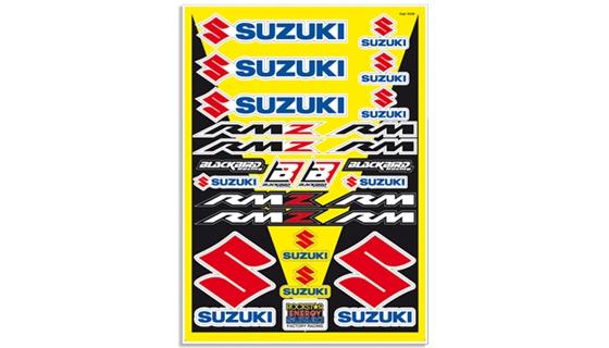 UNIVERSAL SUZUKI STICKER SHEET