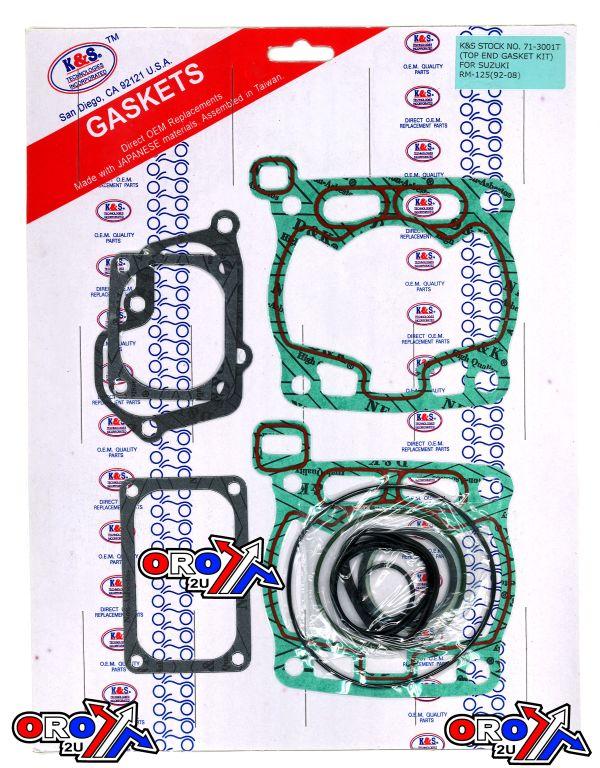 TOP END GASKET SET SUZUKI RM125 1992-2008
