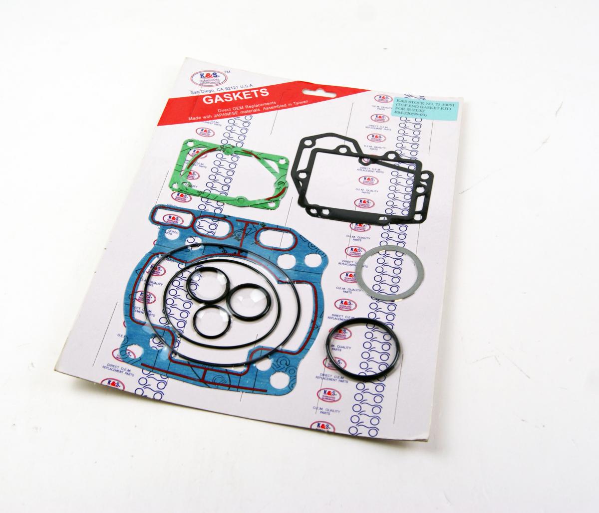 TOP END GASKET SET SUZUKI RM250 1999-2000