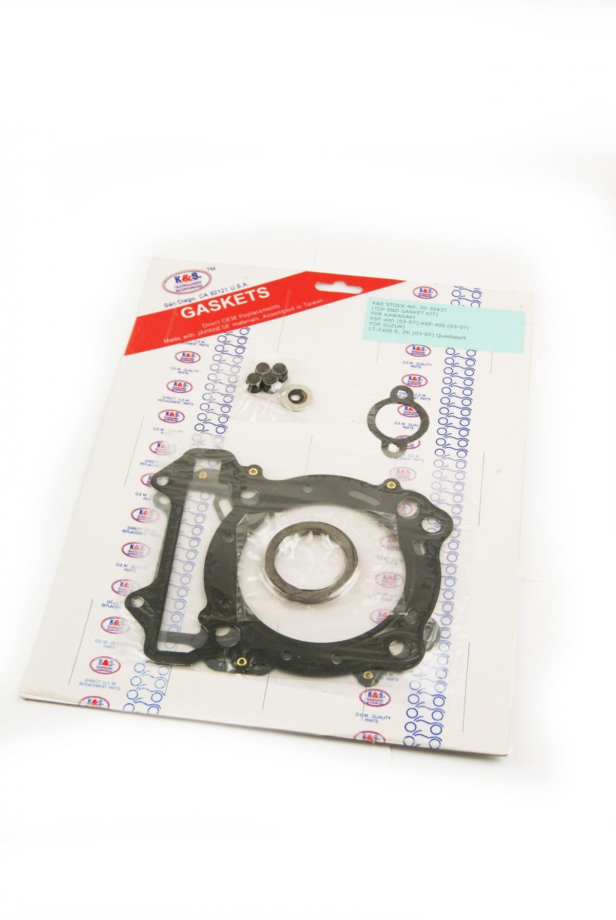 TOP END GASKET SET SUZUKI DR-Z 400 00-07, ARCTIC CAT DVX 400 04-08