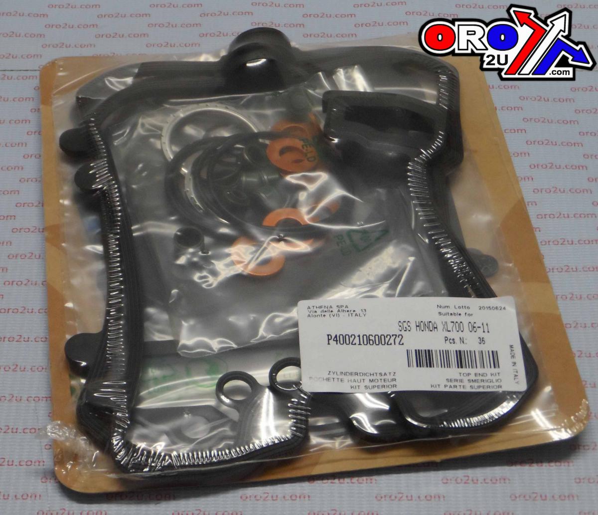 ATHENA TOP END GASKET SET HONDA NT700V DEAUVILLE 06-10, XL700V TRANSALP 08-11