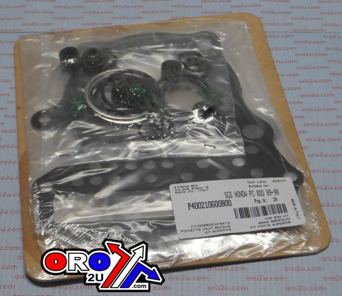 ATHENA TOP END GASKET SET HONDA PC800 PACIFIC COAST 1989-1998