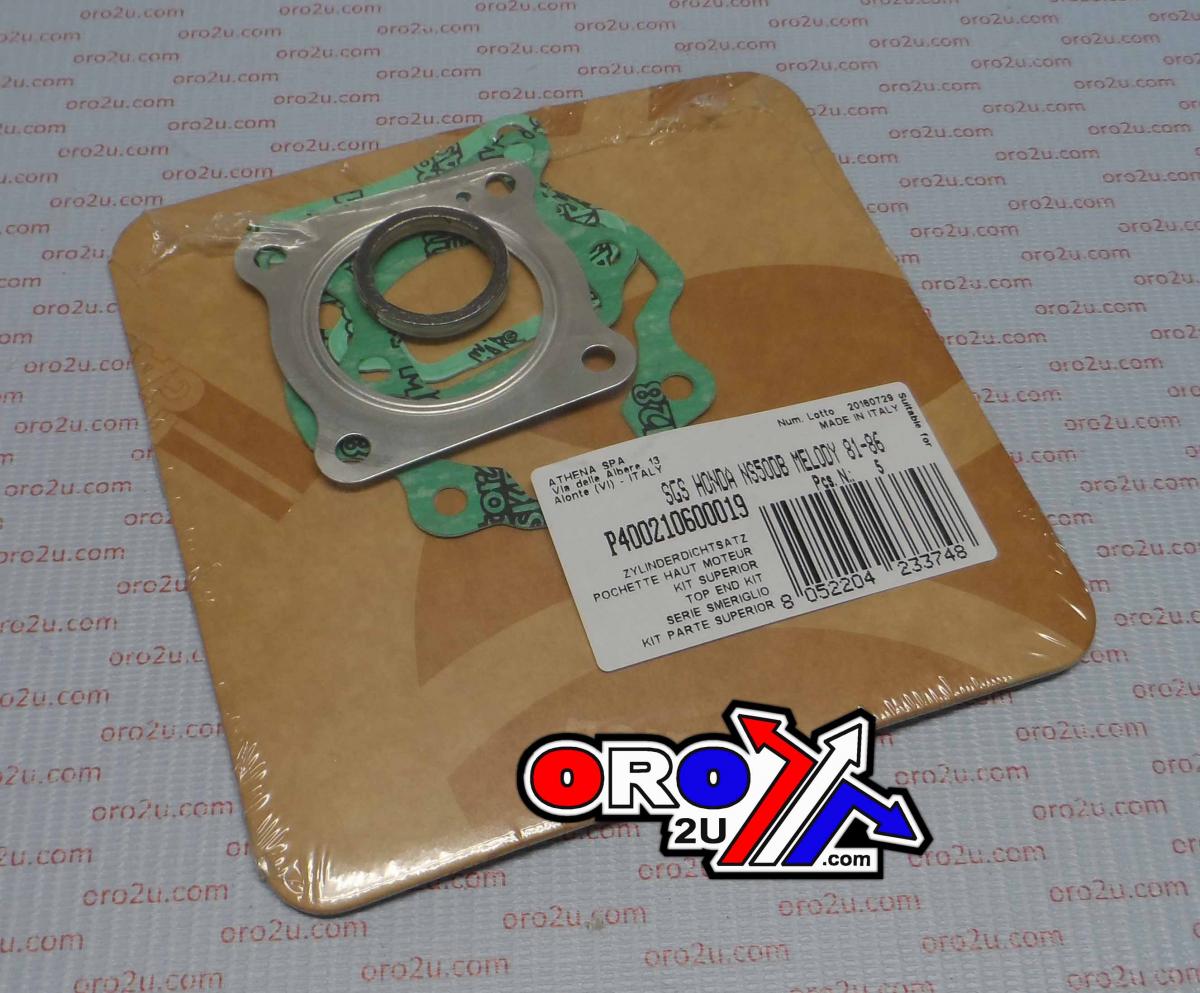 ATHENA TOP END GASKET SET HONDA NB50M AERO 83-84, ND50 MELODY 81-86, NS50F 81-83