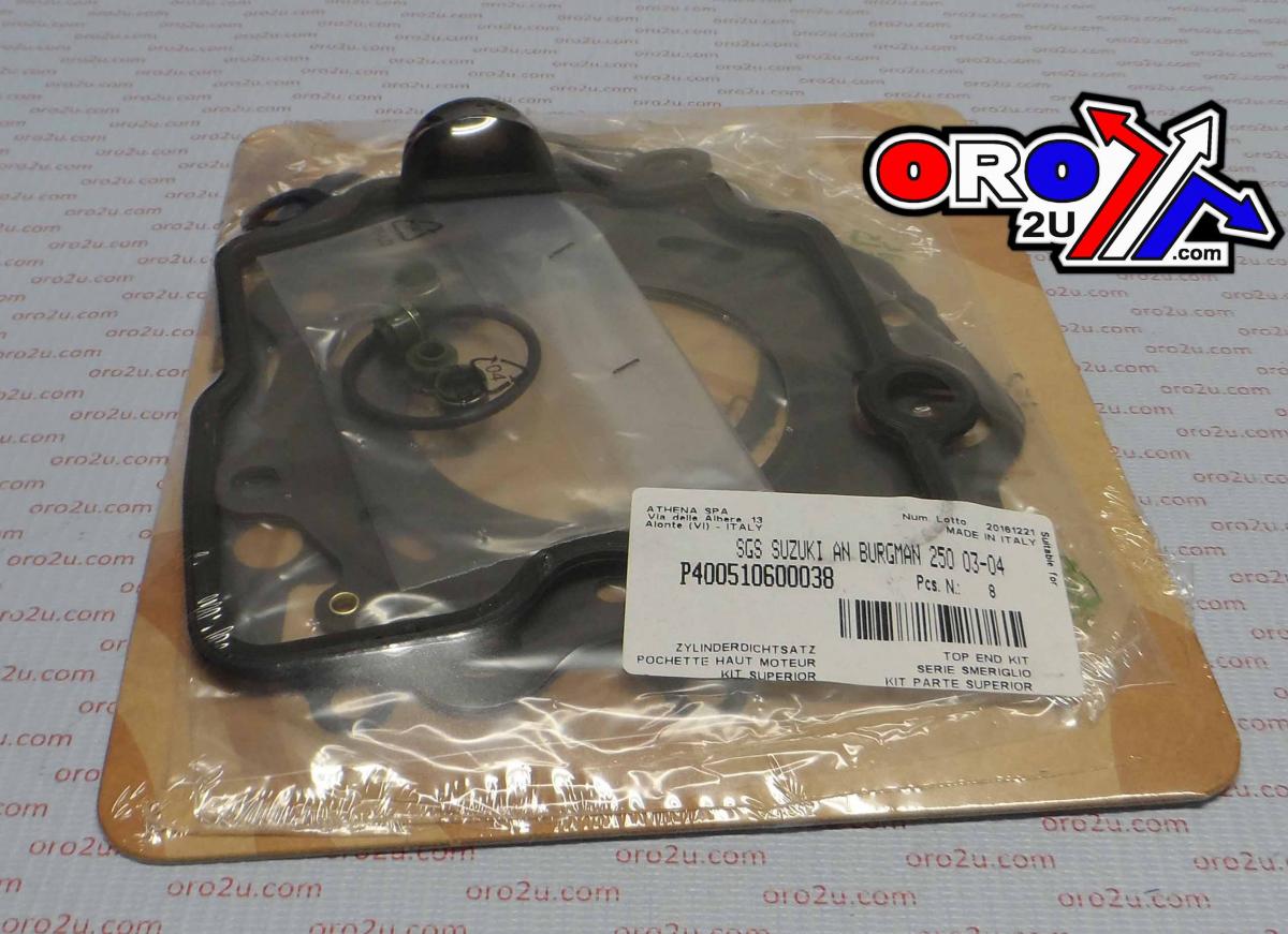 ATHENA TOP END GASKET SET SUZUKI AN250 BURGMAN 2003-2006