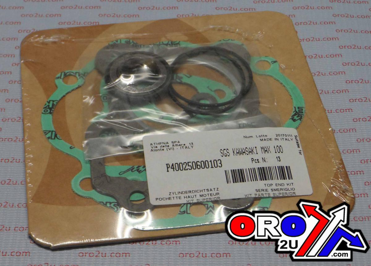ATHENA TOP END GASKET SET KAWASAKI MAX100 1989