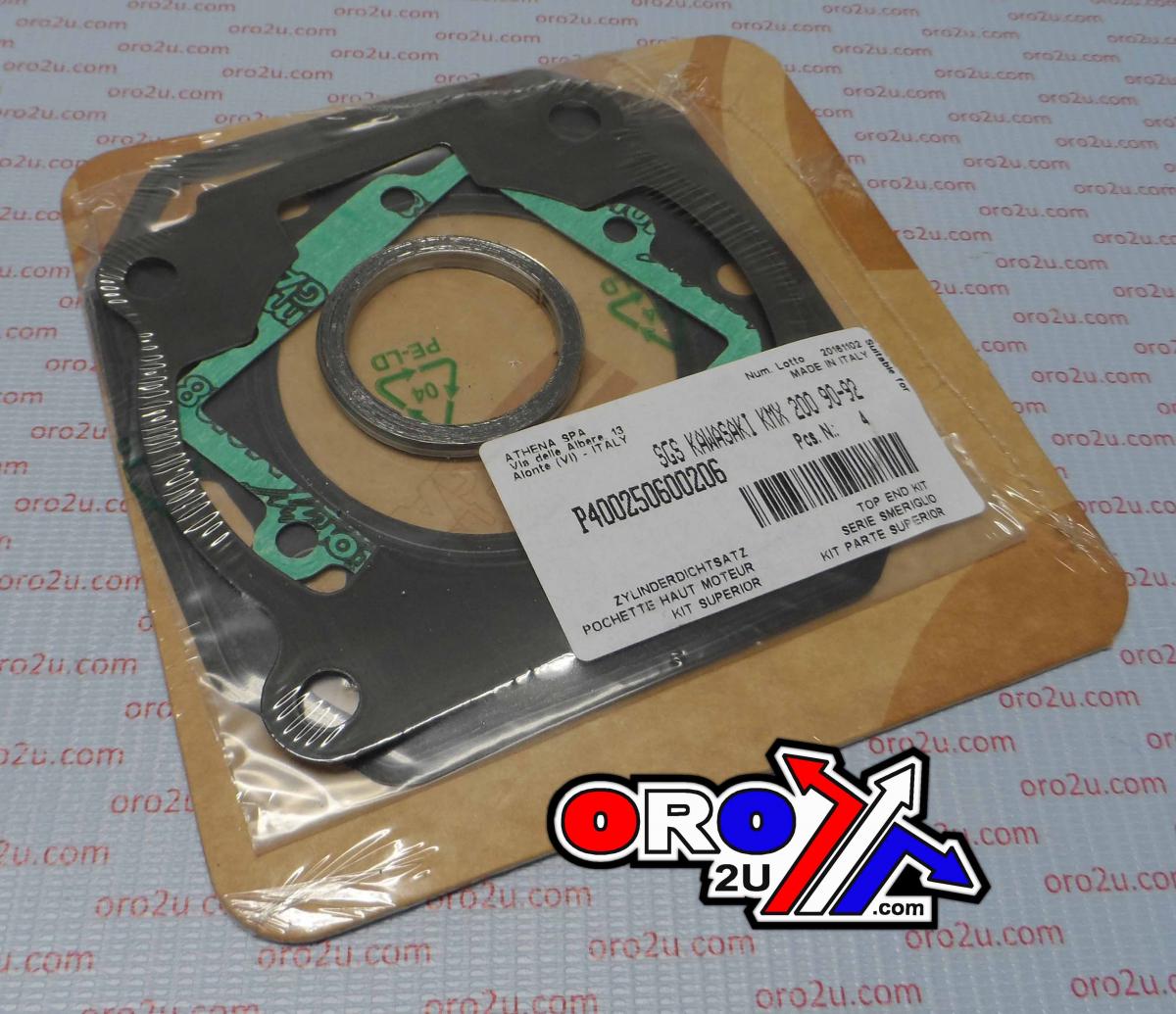 ATHENA TOP END GASKET SET KAWASAKI KMX200 1990-1992