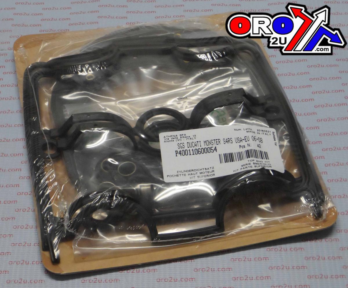 ATHENA TOP END GASKET SET DUCATI MONSTER S4R 996/998 2006-2018