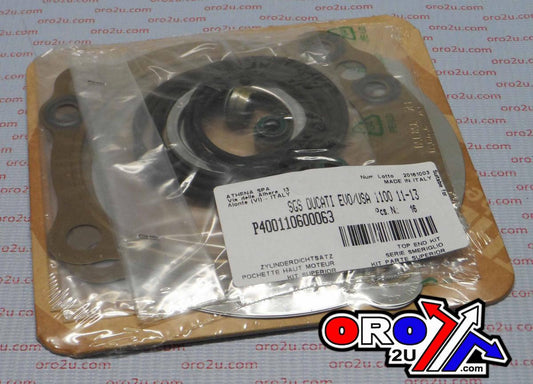 ATHENA TOP END GASKET SET DUCATI 1100 MONSTER EVO 11-13, HYPERMOTARD 10-12