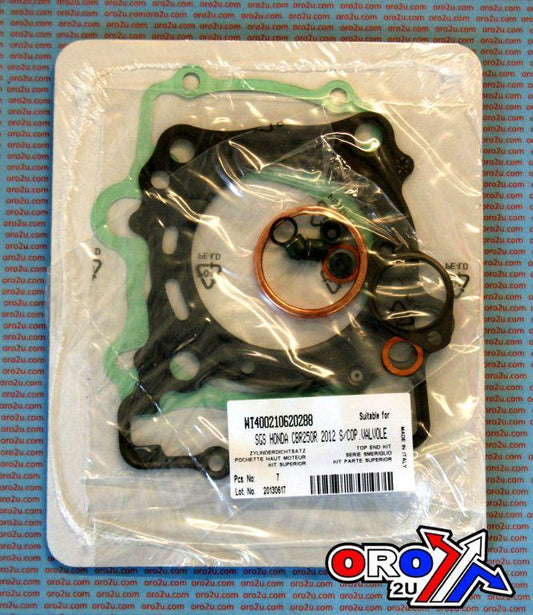 NAMURA TOP END GASKET SET HONDA  CRF250L 2013-2014, CBR250R 2011-2013