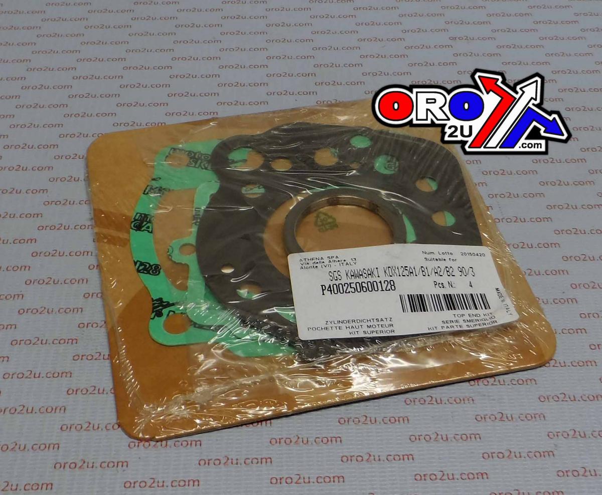 ATHENA TOP END GASKET SET KAWASAKI KDX125 1990-1993