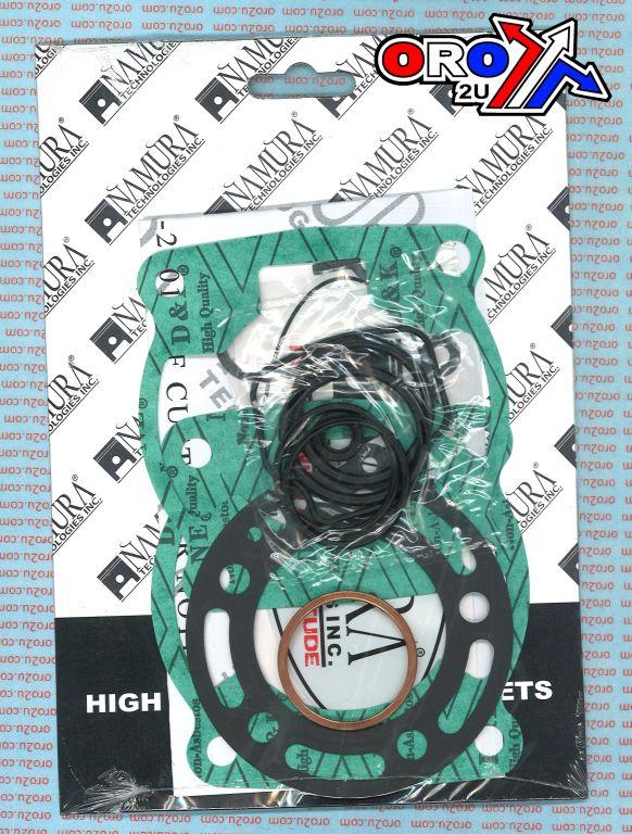 NAMURA TOP END GASKET SET KAWASAKI KX100 1998-2013, SUZUKI RM100 2003-2008 11Pcs