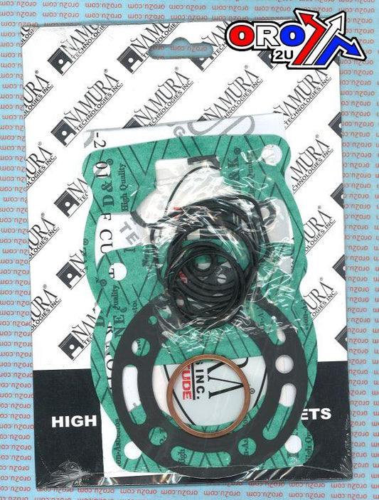 NAMURA TOP END GASKET SET KAWASAKI KX100 1998-2013, SUZUKI RM100 2003-2008 11Pcs