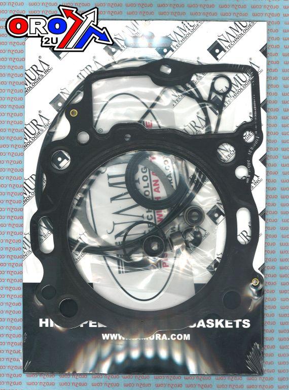 NAMURA TOP END GASKET SET KTM SX-F450 07-12, XC-F450 08-09, 450 RALLY REP 08-18