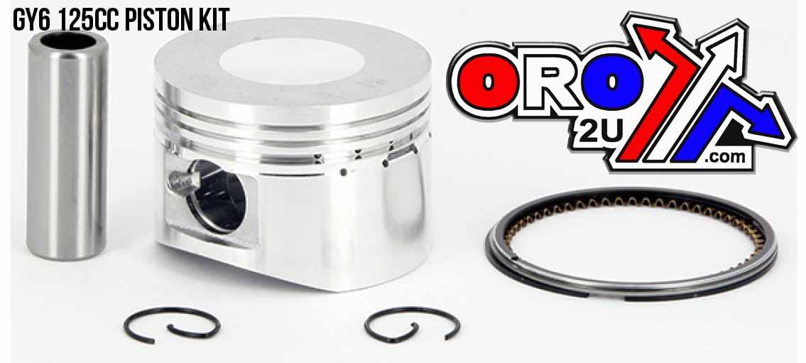 PISTON KIT 52.4mm GY6 125cc 4T