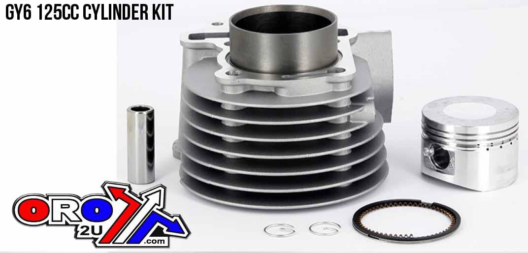 CYLINDER KIT 52mm GY6 125cc 4T