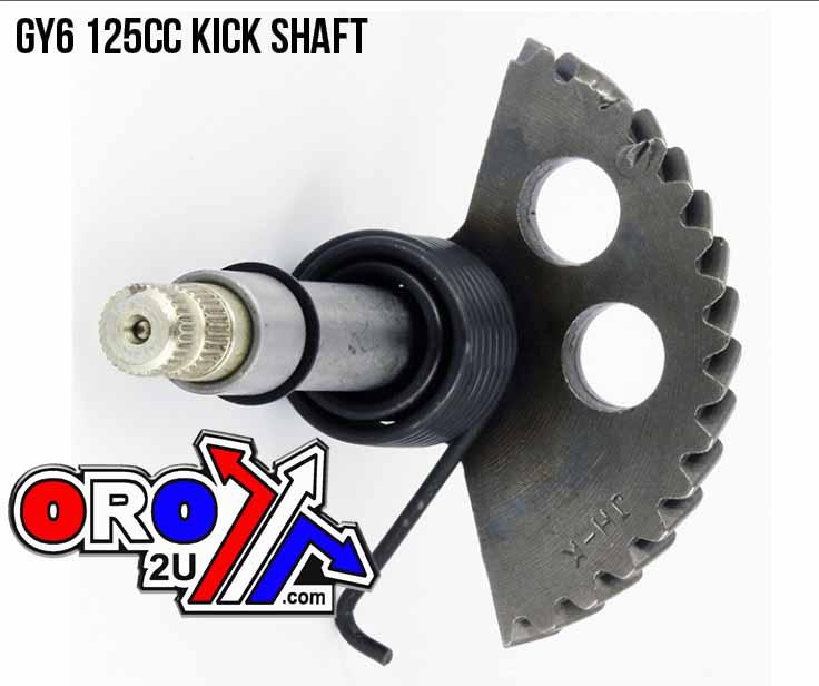 KICK SHAFT & SPRING GY6 125cc