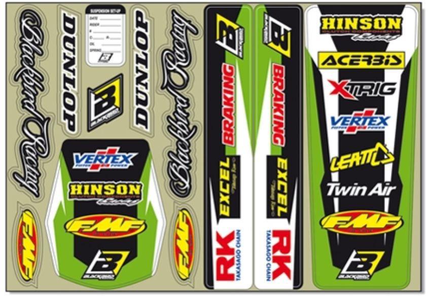 KAWASAKI MX Standard Sticker Kit