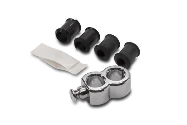 DUAL CABLE HOLDER CHROME, MOTION PRO 11-0050, MP11-0050