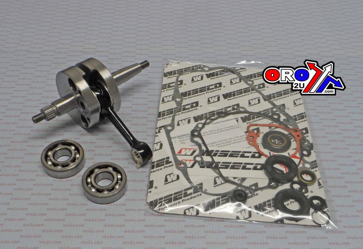 WISECO CRANKSHAFT BOTTOM END KIT KAWASAKI KX85 2006-2013, KX100 2006-2013