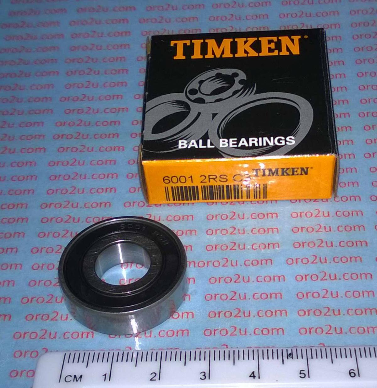 TIMKENBEARING 6001 C3 2RS, 12x28x8