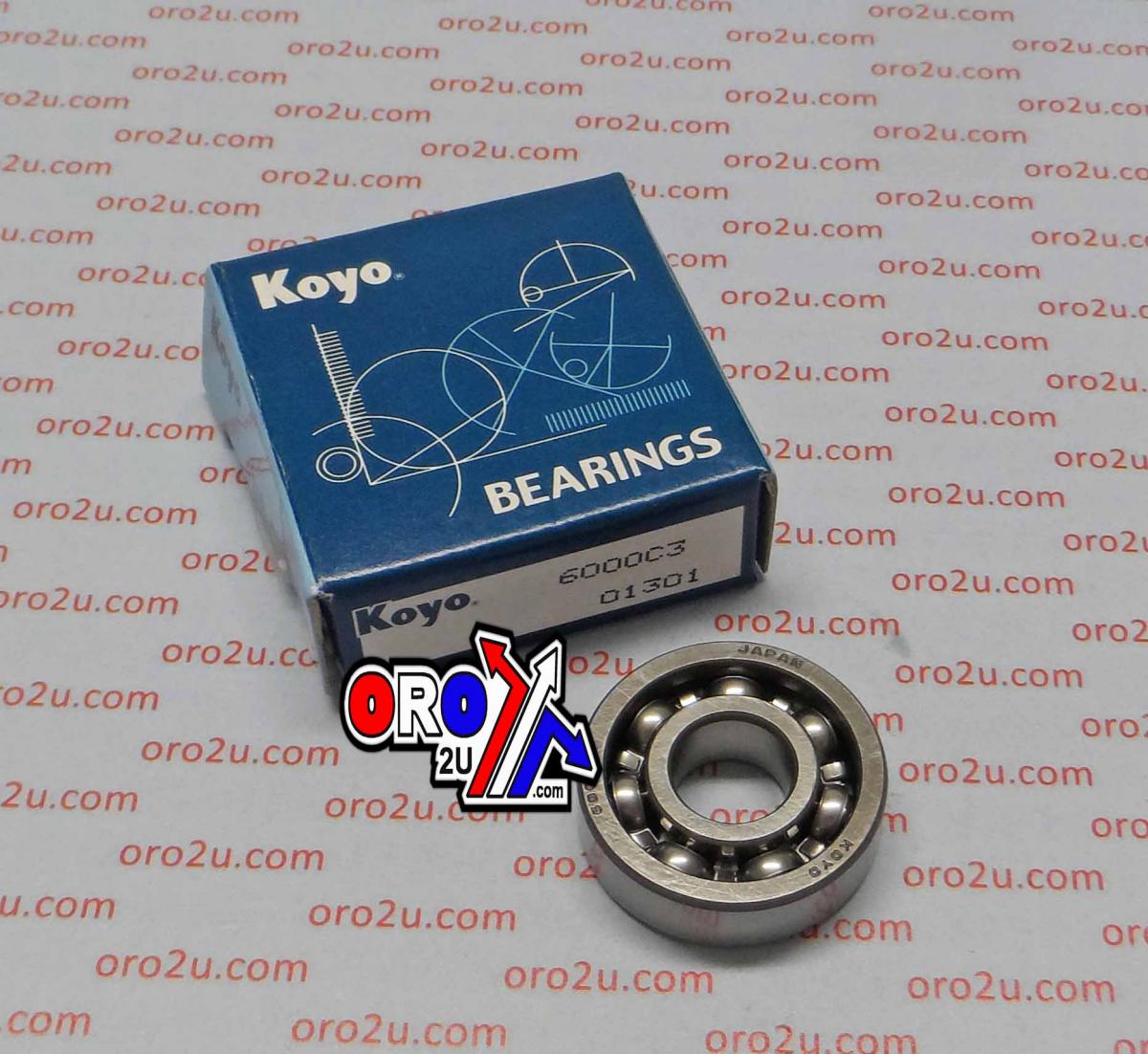KOYO BEARING 6000 C3 10x26x8