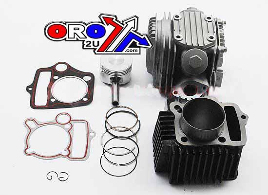 CYLINDER & HEAD 125cc CHINESE, E22 CLONE ENGINES